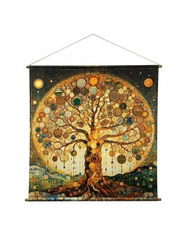 TOILE Imprimée ARBRE de VIE...