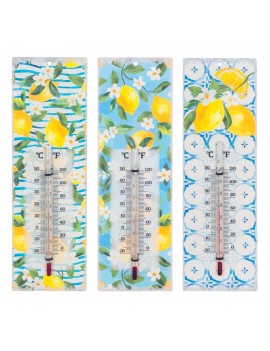 Thermomètre citrons 3 diff.