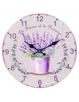 Horloge lavande