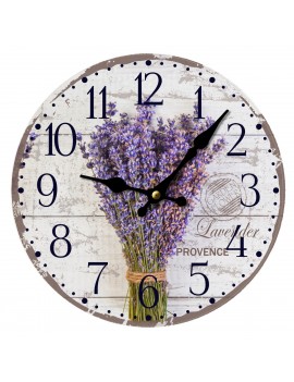 Horloge lavande