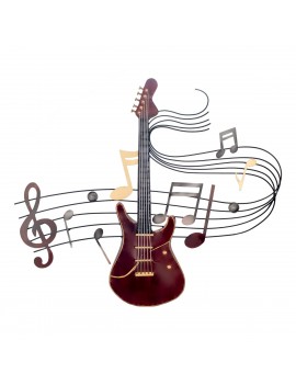 Décoration murale guitare