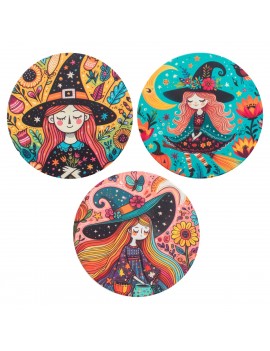 Dessous de verre rond en...