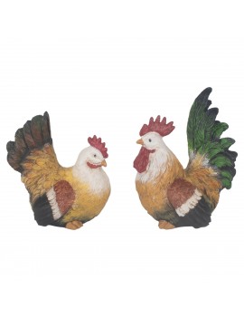 Poule Coq Statue Décoration...