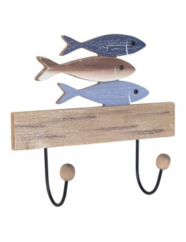 Patère en Bois et Métal...