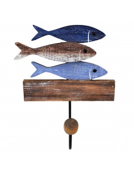 Patère en Bois 23x19cm avec...