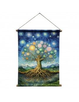 Toile enroulable vie d'arbre