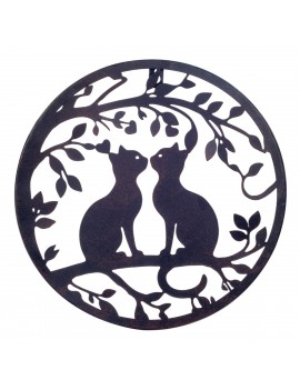 Suspension murale chat 30cm