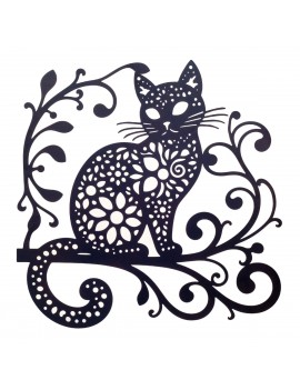 Suspension murale chat