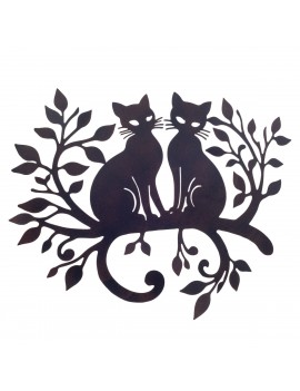 Suspension murale chat