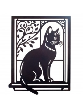 Suspension murale chat