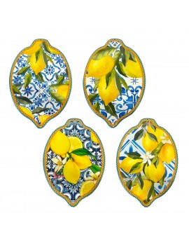 Sous-verre citron 4 diff.