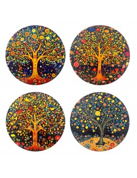 Sous-verre arbre de vie 4...