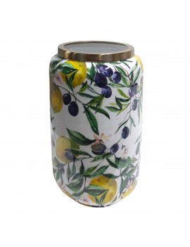 Vase citrons et olives petit 