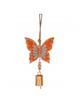 Pendentif cloche papillon