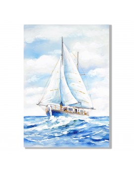 Tableau bateau 70x100cm