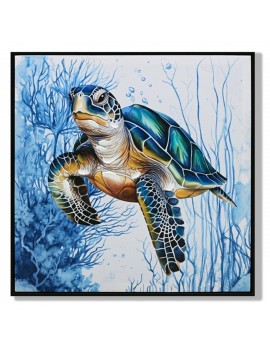 Tableau rortuga 62x62cm