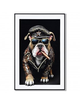 Tableau chien 62x82cm