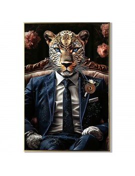 Tableau tigre 62x92cm