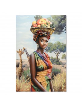Tableau femme africaine...