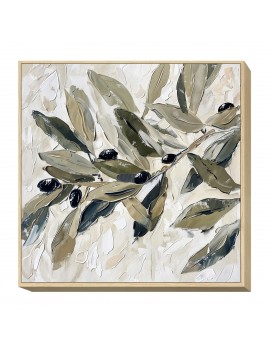 Photo feuilles 60x60cm