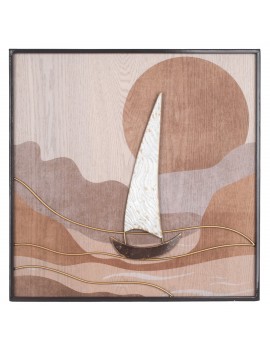 Tableau Voilier Bord de Mer...