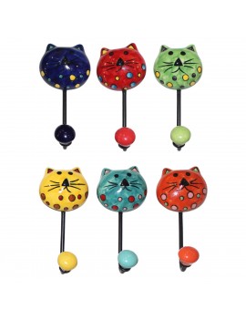 Cintre chat 1 bouton 6 diff.