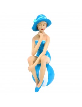 BAIGNEUSE Femme avec Ballon...