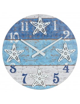 HORLOGE murale en Bois de...