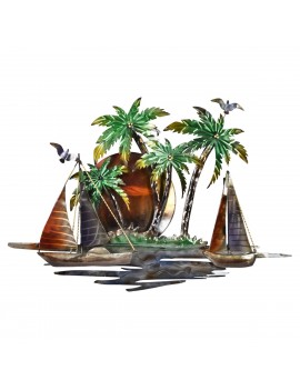 Décoration murale île