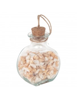 Bouteille de coquillages