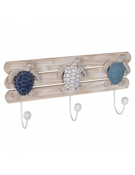 Patère tortues 3 boutons
