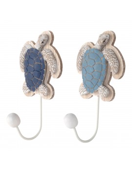 Patère tortue 1 bouton 2 diff.