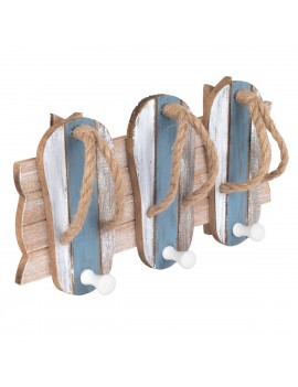 Patère tongs 3 boutons