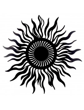 Décor mural soleil 60cm.