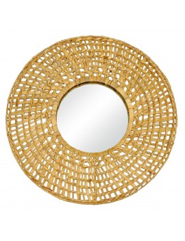 Miroir mural Rond en Fibres...
