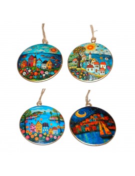 Maisons pendentif 4 diff.