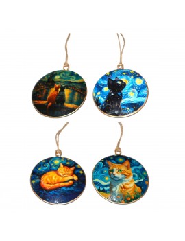 Chat pendentif 4 diff.