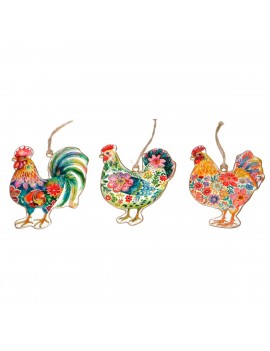 Coq pendentif 3 diff.