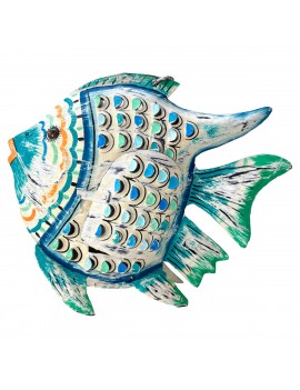 POISSON en métal de 36cm...