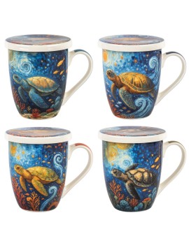 Tasse et filtre tortue avec...