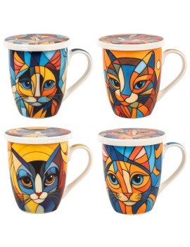 Tasse et filtre chat avec...