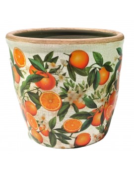Grand pot oranges