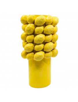 VASE POT Jaune en Dolomite...