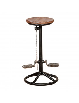 Tabouret en Bois et Métal...