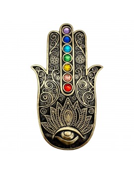 Plateau brûle-encens main...