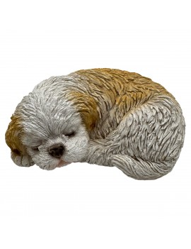 CHIEN couché Statuette...