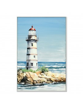 TABLEAU Toile PHARE Bord de...