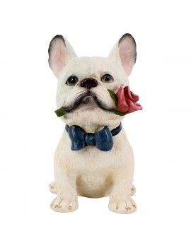 CHIEN Bouledogue Blanc...