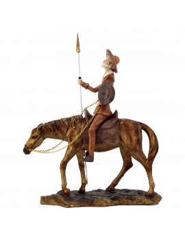 DON QUICHOTTE à cheval...