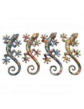 Décor mural lézard 4 diff.
